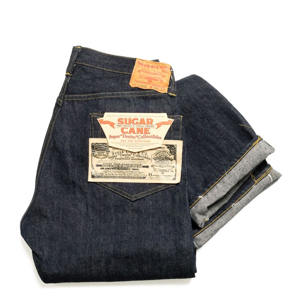 SUGAR CANE Super - Denim - Collectibles #09 13.5oz. BLUE DENIM