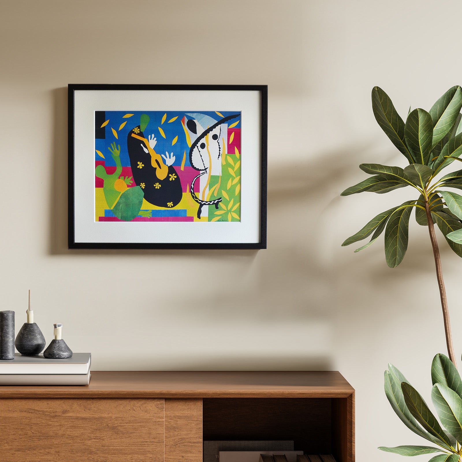 アンリ・マティス 「王の悲しみ」アートポスター（フレーム付き