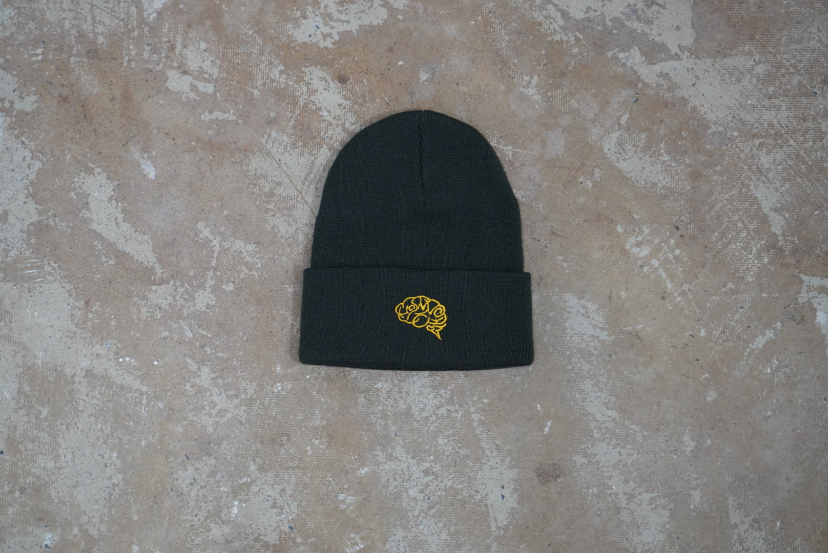 HP BRAIN BEANIE(DARK GRAY) – HONNO PARK