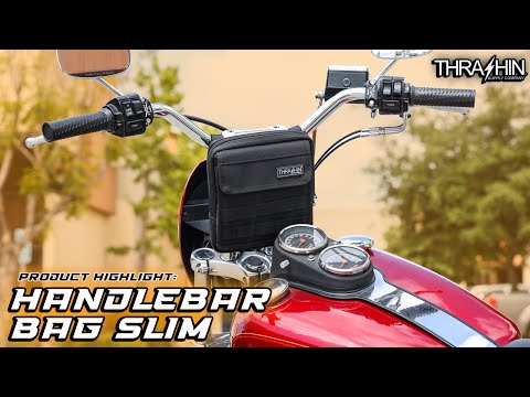 スラッシンサプライ□ハンドルバーバッグ スリム ブラック THRASHIN