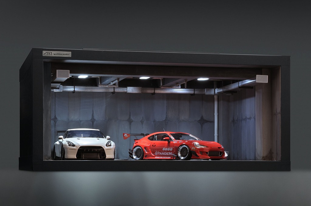 1/18 スケール専用 駐車場ジオラマ 受注スタート！ | ignition model