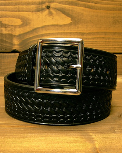 西海岸 ワークスタイル ベルト バスケットウェーブ スタンプ | KRAZY