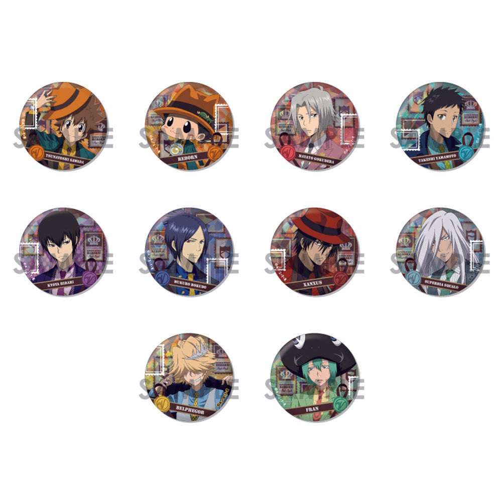 家庭教師ヒットマンREBORN! トレーディングホログラム缶バッジ-SUIT