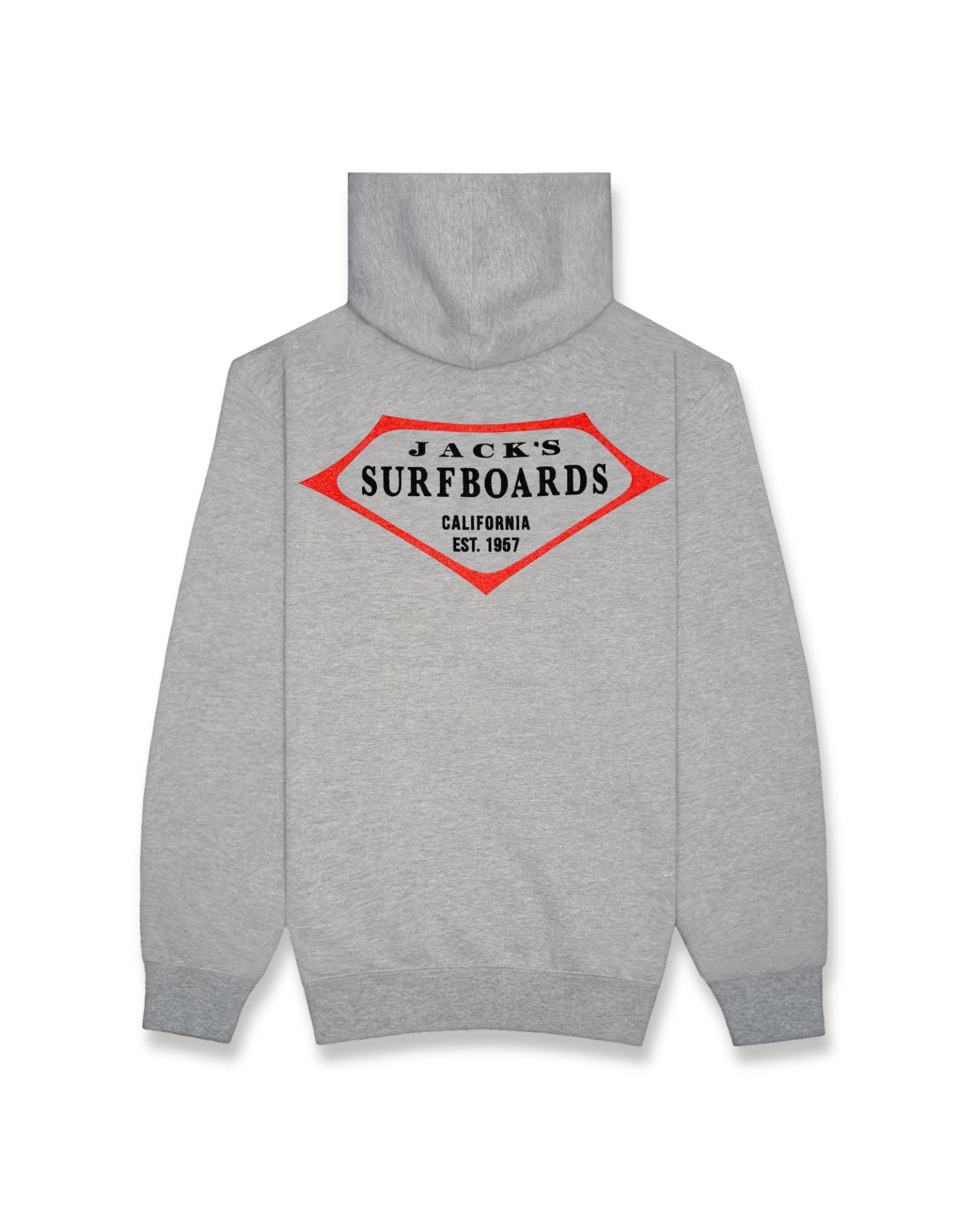 Retro Lam Classic Pullover Hoodie - Heather Grey – Jack's Surfboards