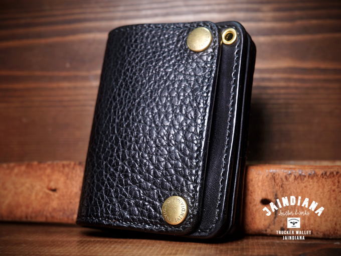 TRWS-ABB アメリカバイソンのショートトラッカーウォレット