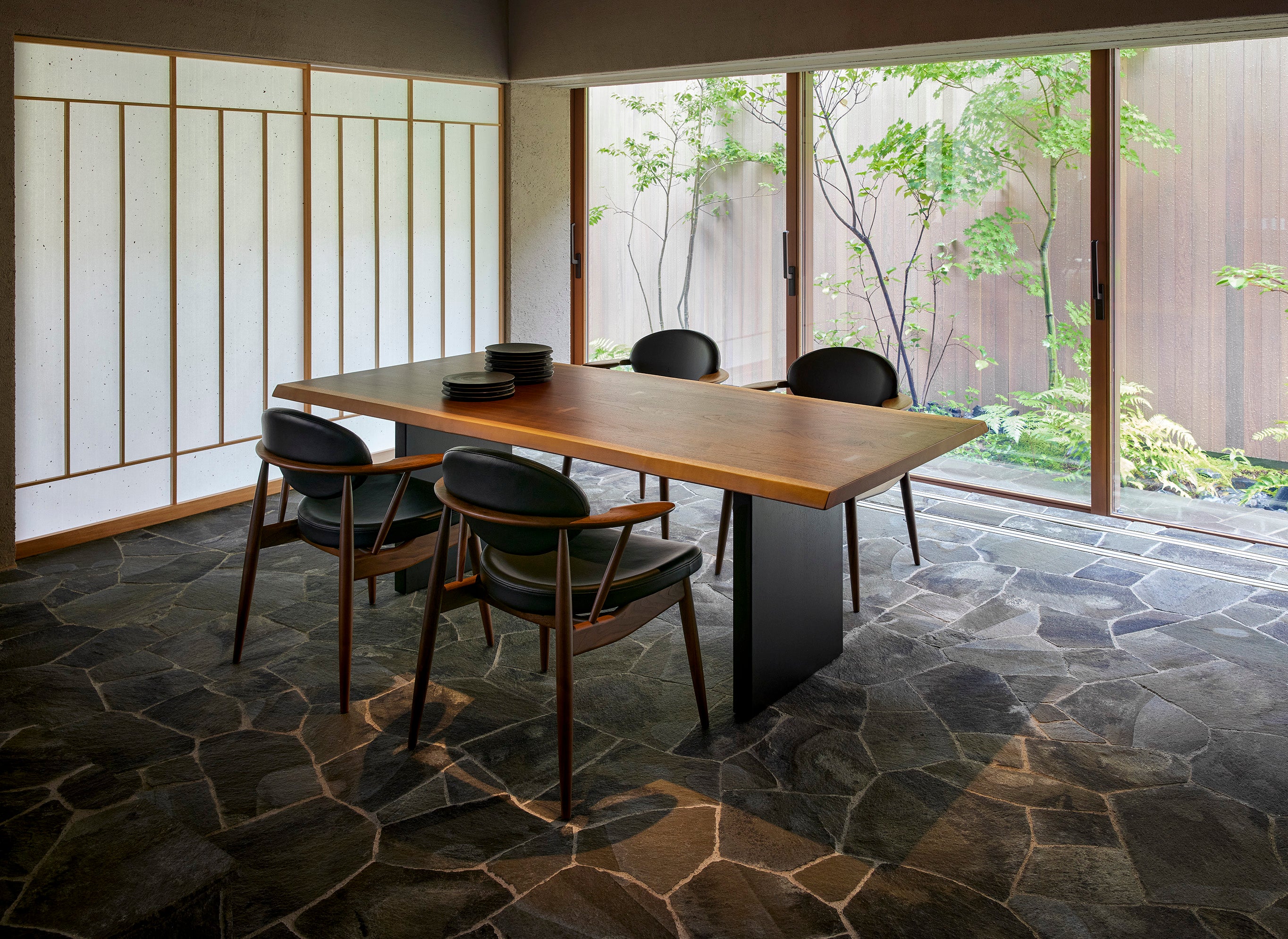 美品 柏木工 kashiwa BOSS STYLE ダイニングテーブル オーク材 BOSS