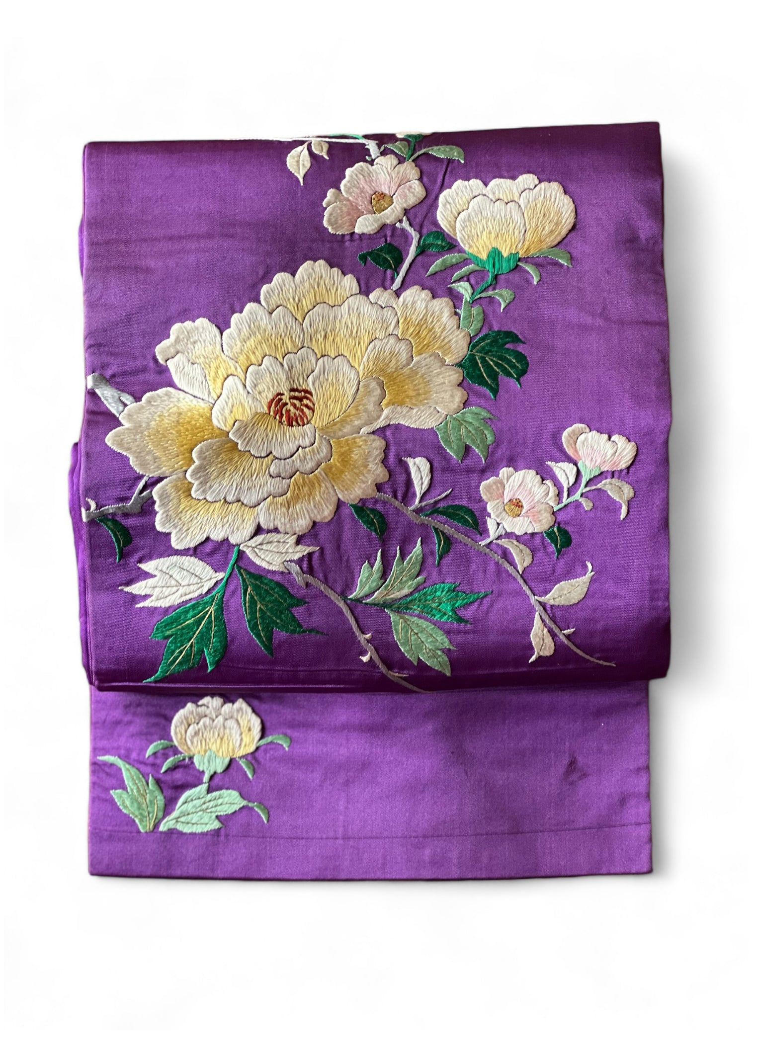 牡丹刺繍（Wing）：アンティーク｜名古屋帯