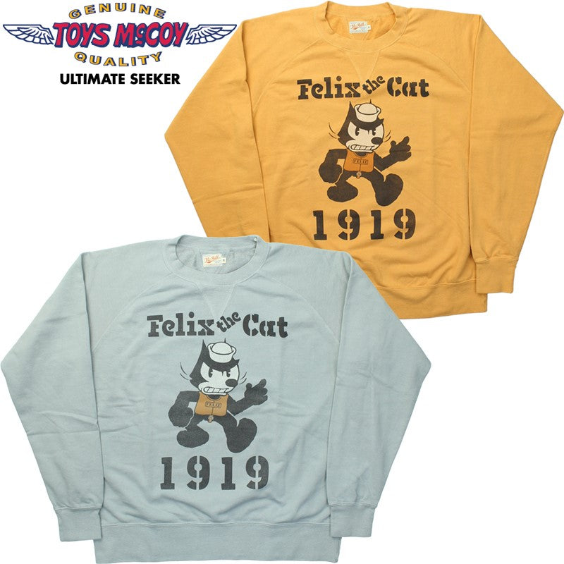 TMC2449 / TOYS McCOY GARMENT DYING SWEAT SHIRT FELIX THE CAT 