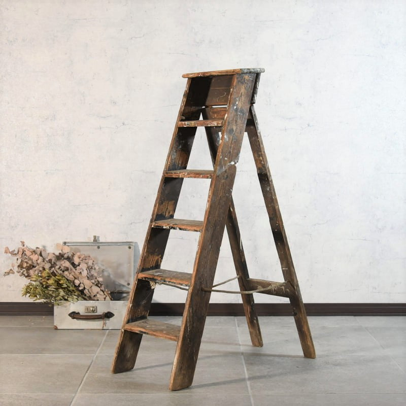 ウッドステップラダー/ OH-180 – 神戸アンティークウェアハウス