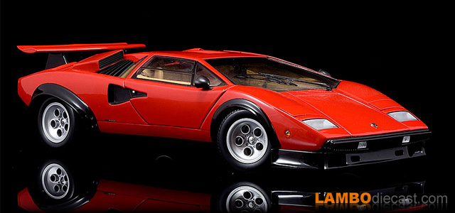 The 1/18 Lamborghini Countach LP500S from Kyosho, a review by