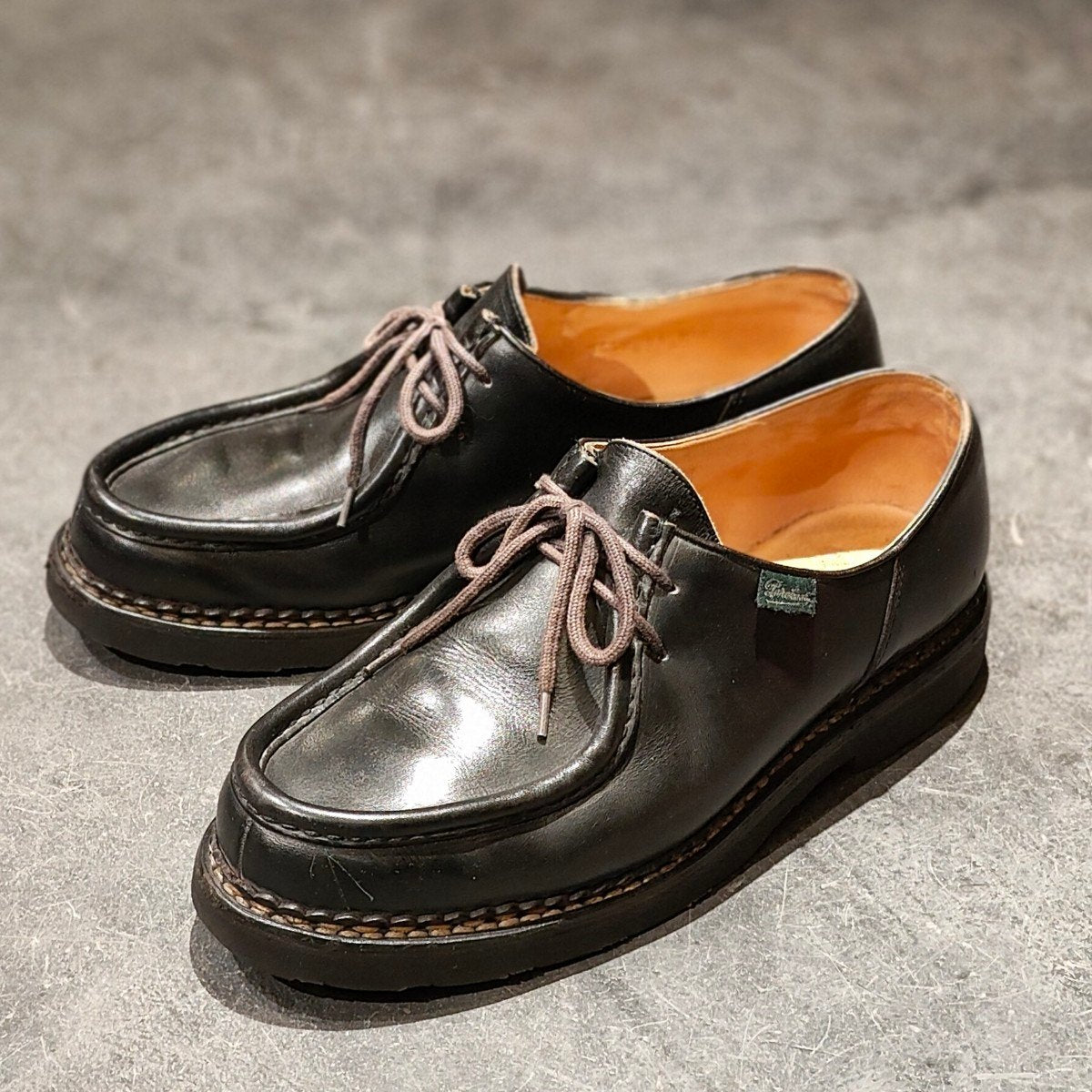 Paraboot】パラブーツ ミカエル チロリアン リスレザー ブラック