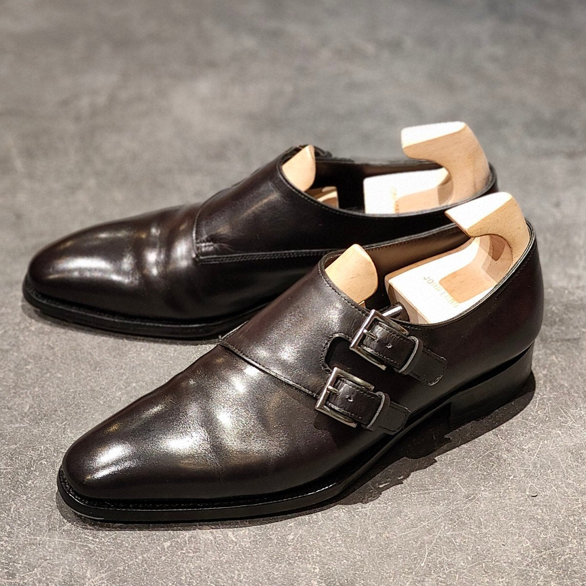極美品 【JOHN LOBB】ジョンロブ チャペル ダブルモンクミュージアム