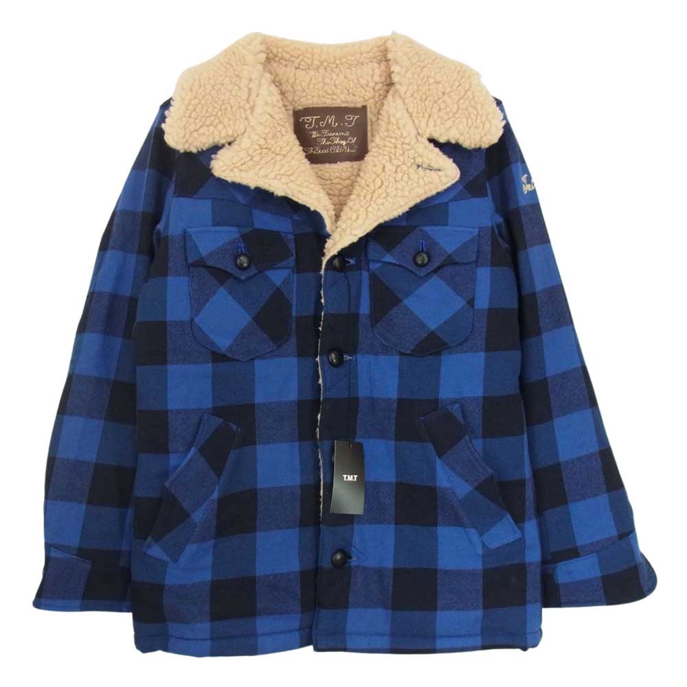 TMT ティーエムティー 19AW TJK-F1909 BUFFALO CHECK BOA RANCH COAT