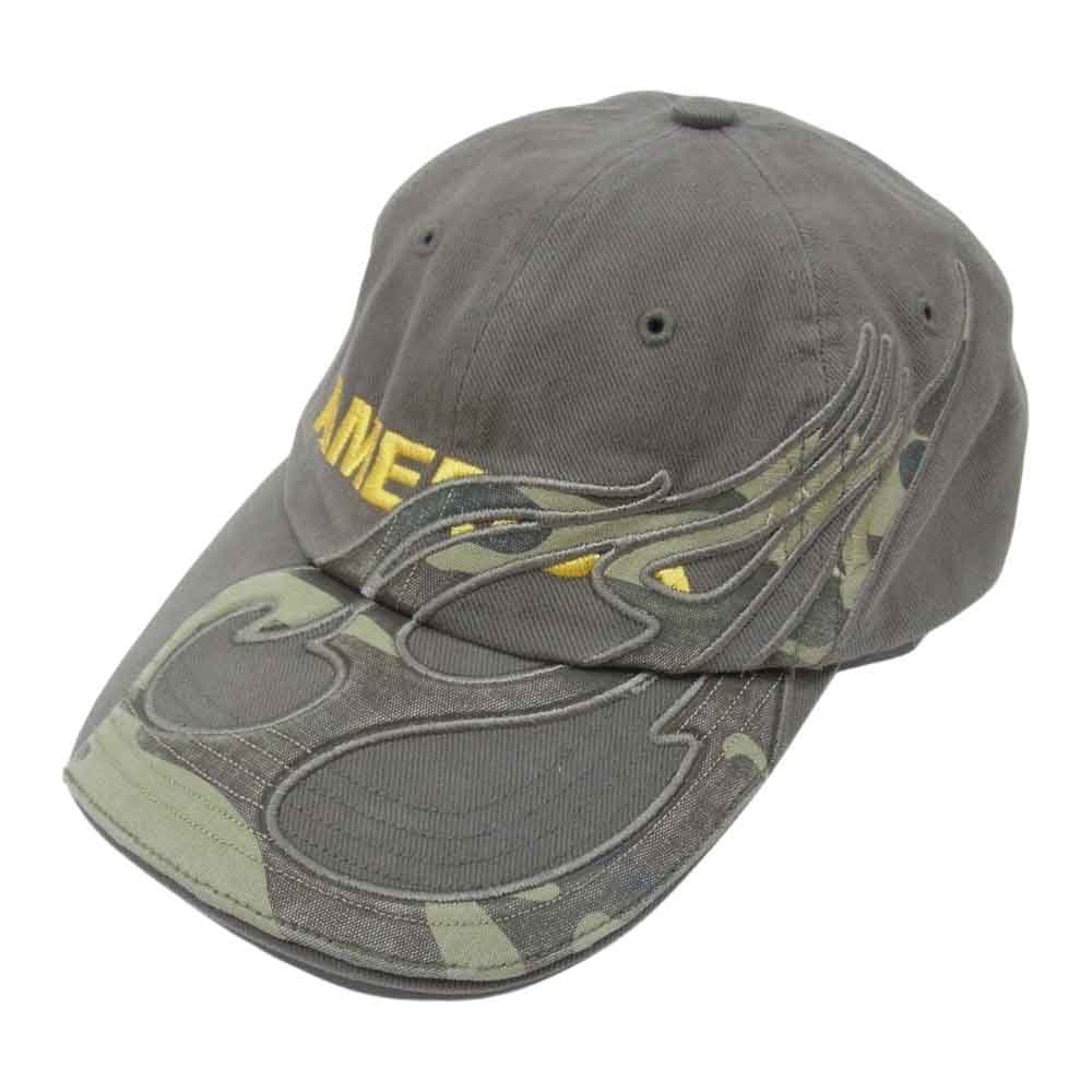 VETEMENTS ヴェトモン 18AW Reebok Baseball Cap ファイヤーパターン