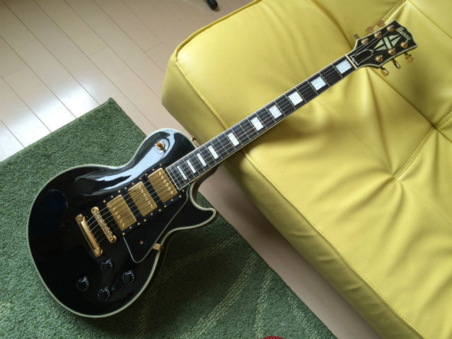 ☆Burny Les Paul Custom 3PU コピー : ジナパパ一家の何てことない日常