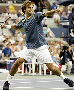 タグ付き Nike ロジャー フェデラー 全米オープン 2005 優勝モデル