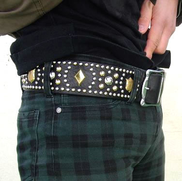 Lewis Leathers / スタッズベルト タイプB