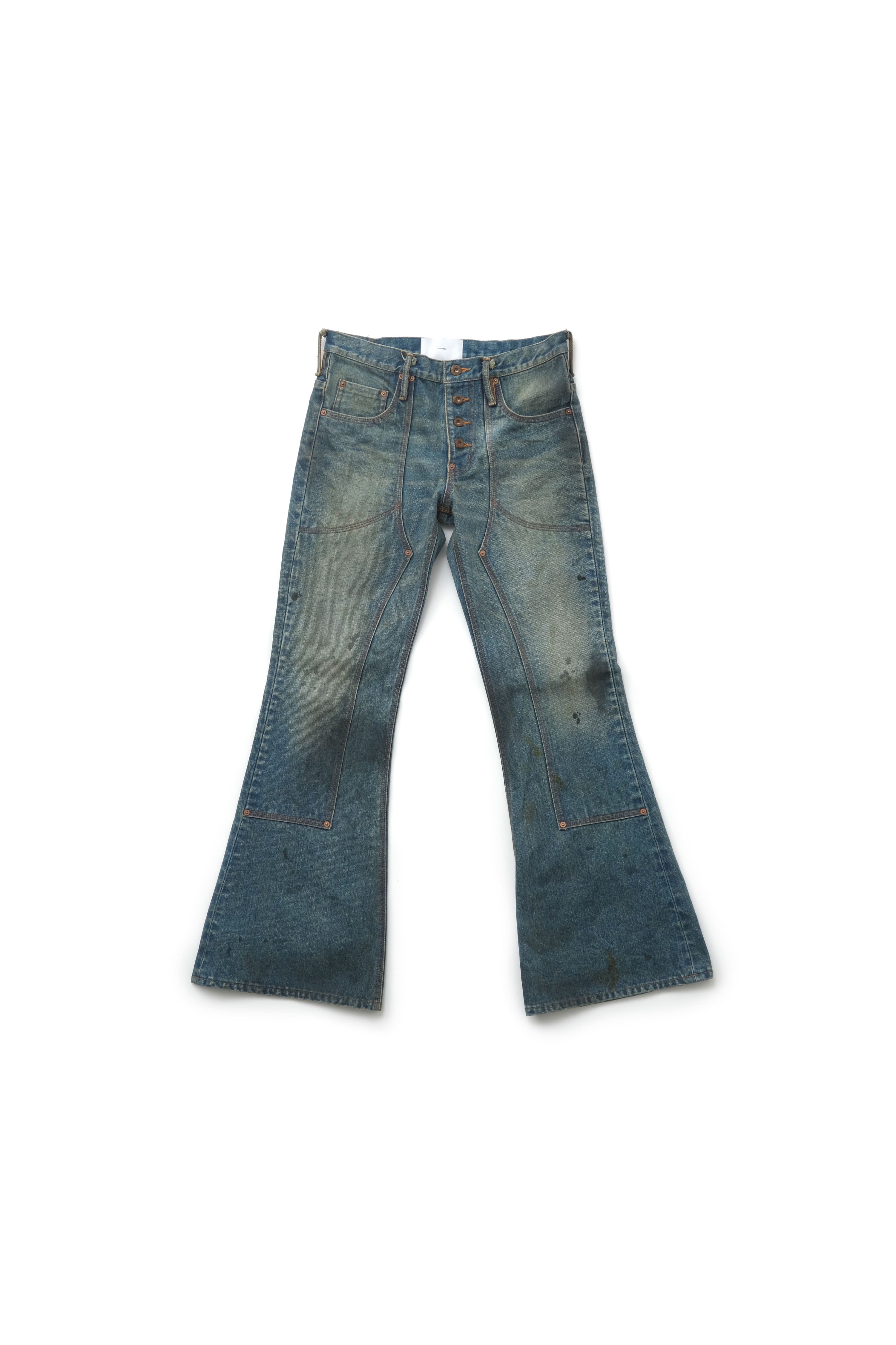 Sugarhill (Sugar Hill) Oiled Fade Bottom Denim Pants mail order