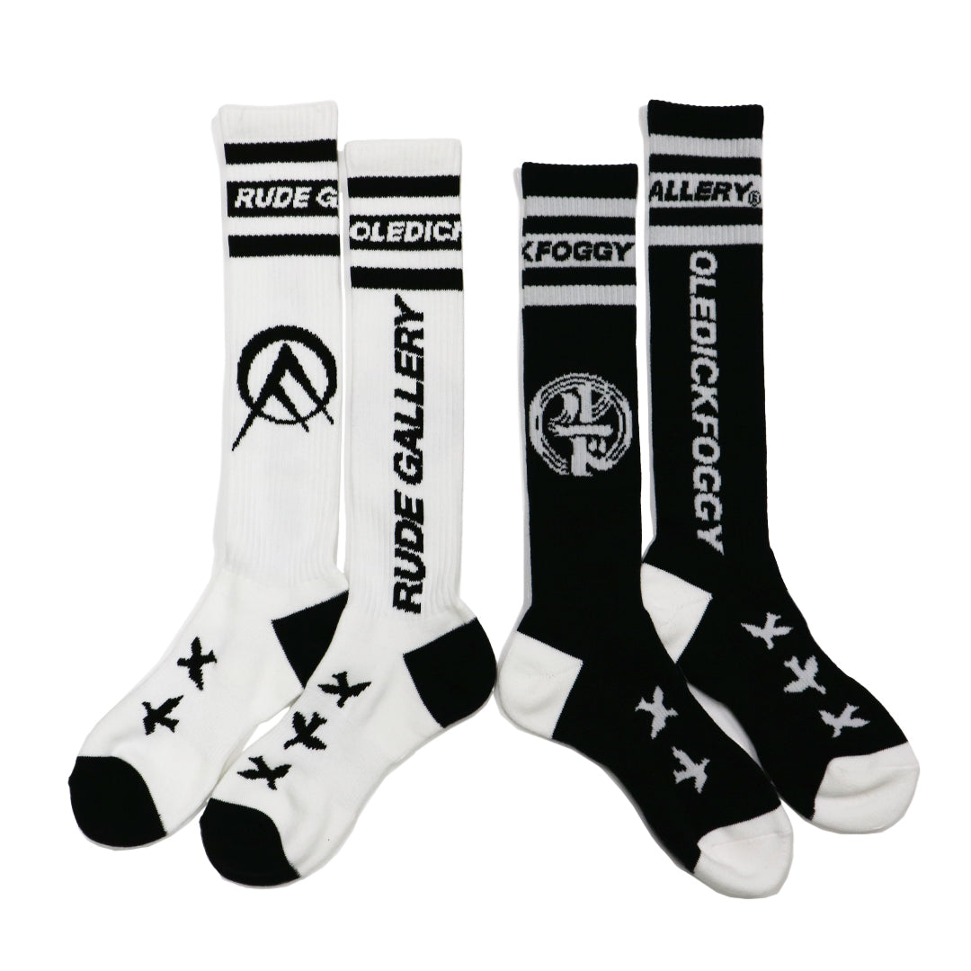 LOGO SOCKS - OLEDICKFOGGY COLLABORATION - RUDE GALLERY OFFICIAL