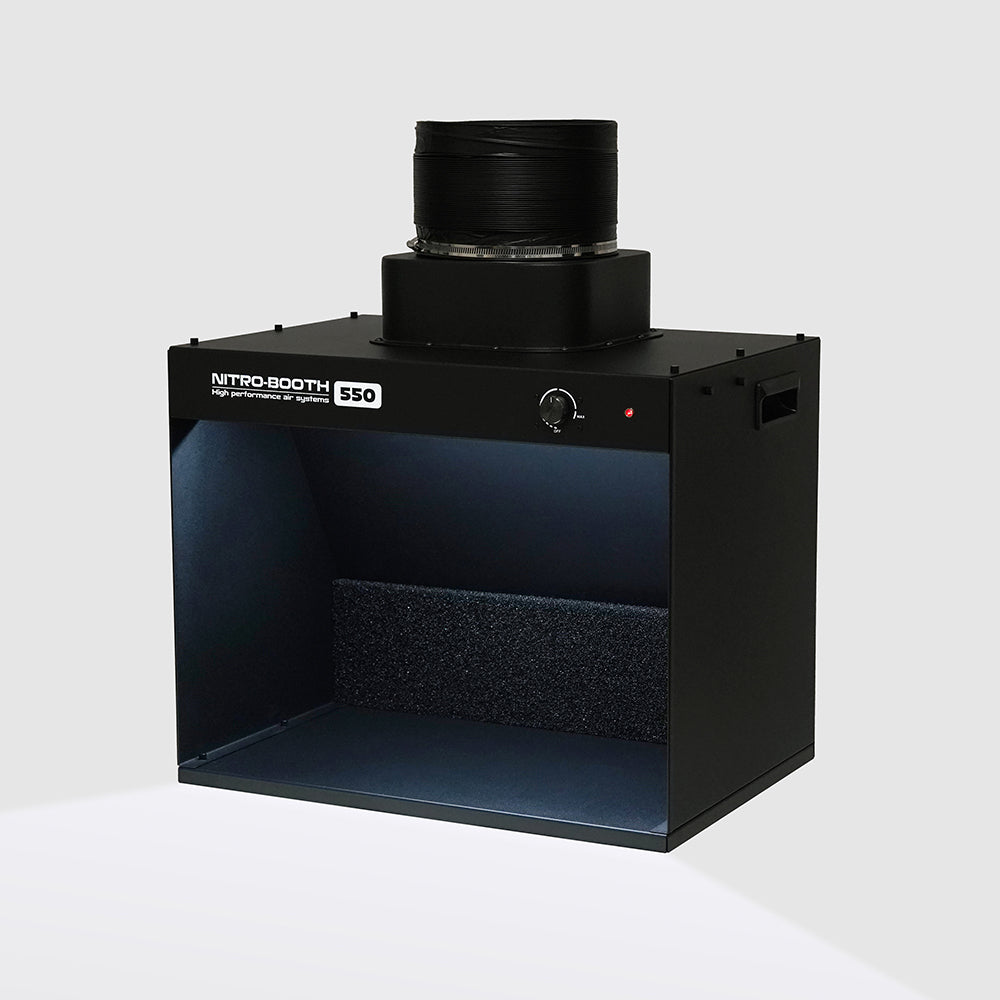 G-BOOTH M-02PLUS研磨塗装ブース 550m3/h実用新案三段階切換 G-BOOTH M