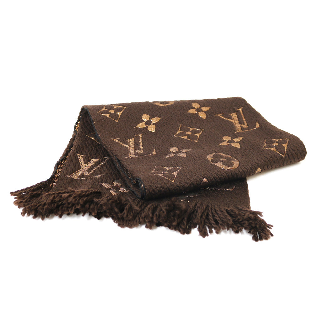 Louis Vuitton Echarpe Logomania Shine Scarf Wool Unisex Used