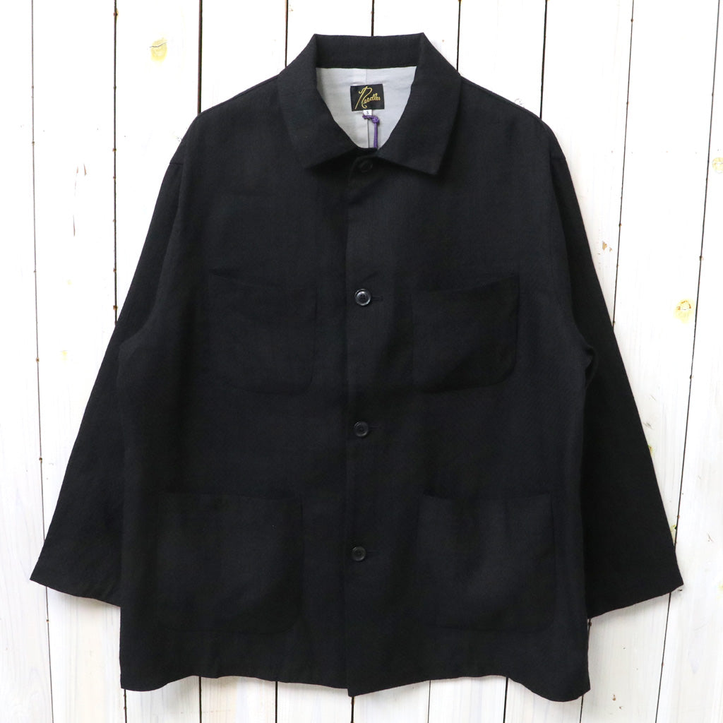 Needles (ニードルズ) : Zipped Work Jacket-Duck Canvas/Kakishibu
