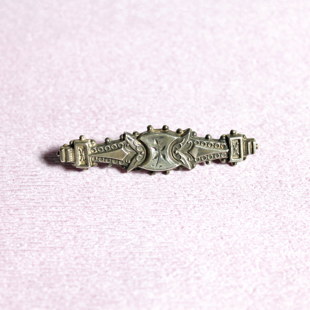 ヴィクトリアンシルバー バーブローチ – RITA antiques