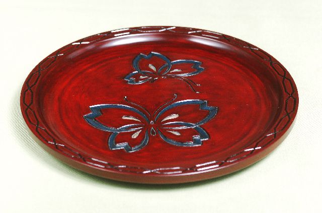 鎌倉彫 浩湖堂 足付皿 商品詳細 鎌倉彫通販の鎌倉彫どっとコム 浩湖堂