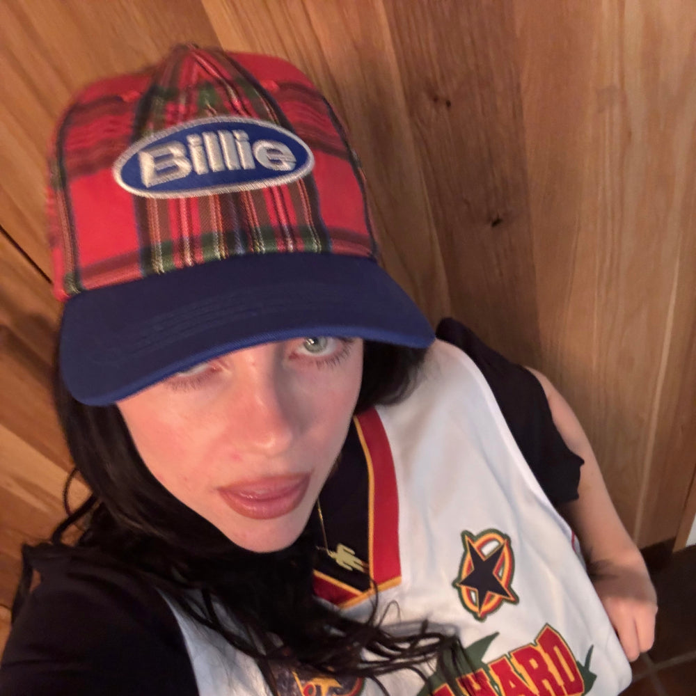 Billie Tartan Plaid Snapback Hat - Billie Eilish | Store