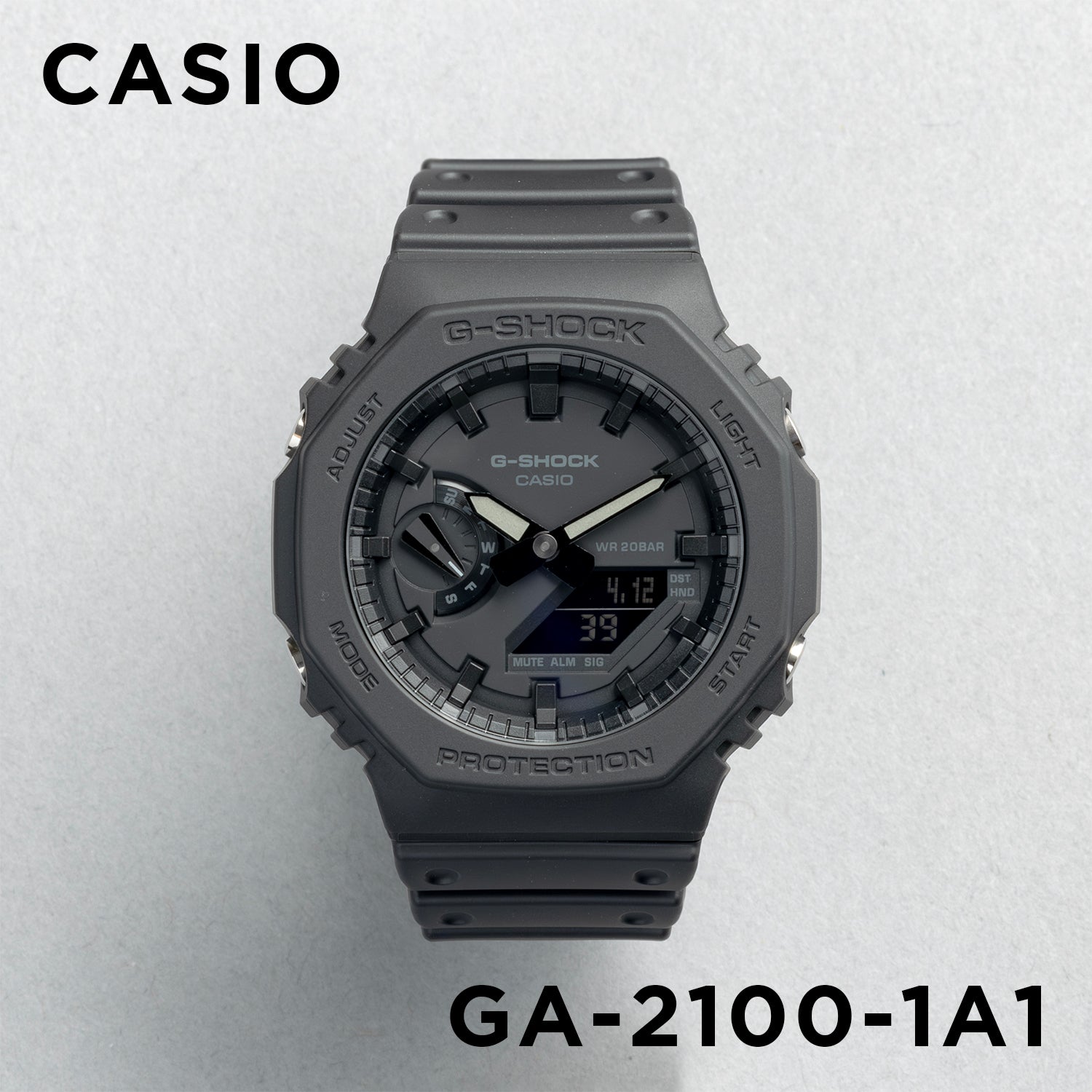 CASIO カシオ GA-2100-1A1 メンズ 腕時計 20気圧防水 10年保証