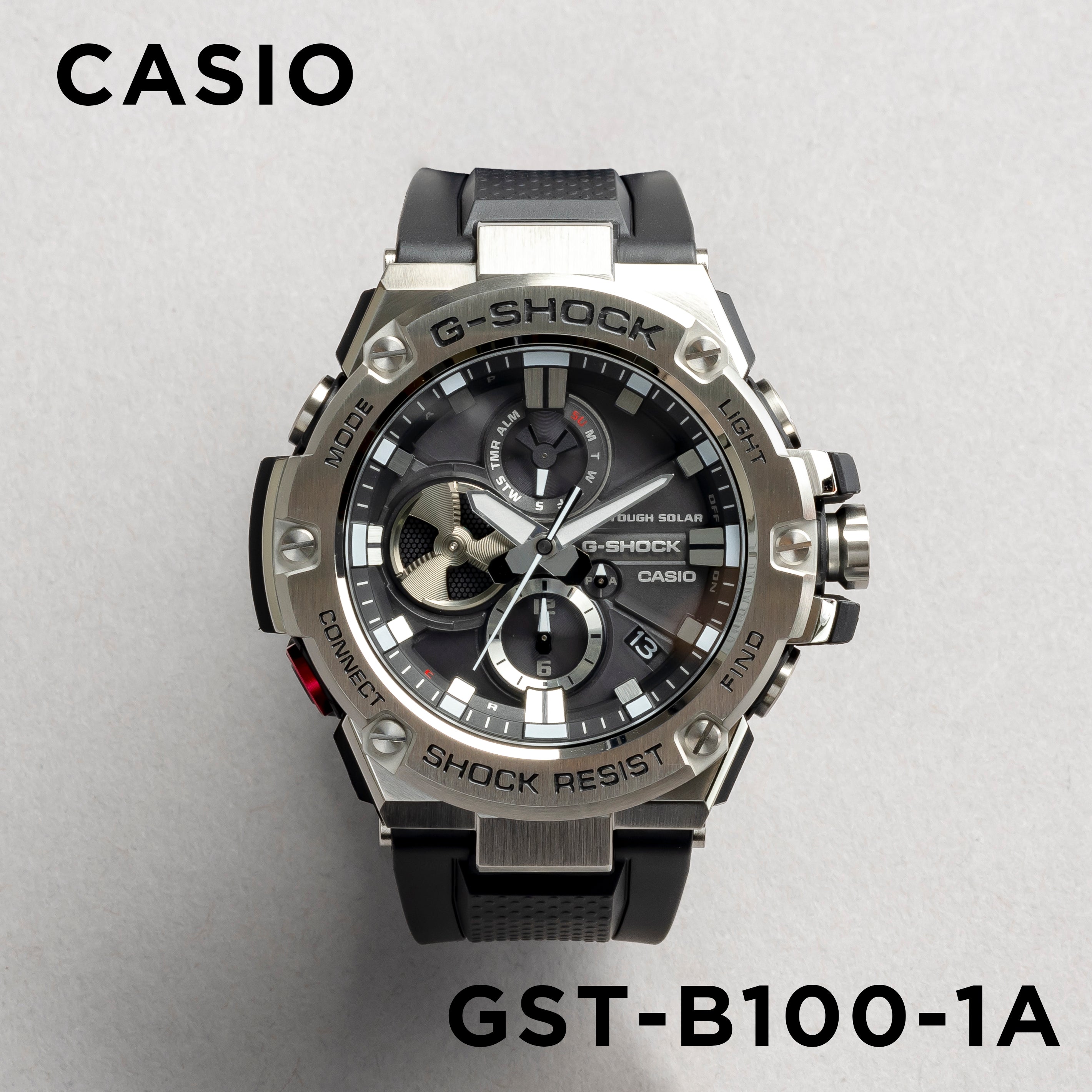 CASIO カシオ GST-B100-1A* メンズ 腕時計 20気圧防水 10年保証