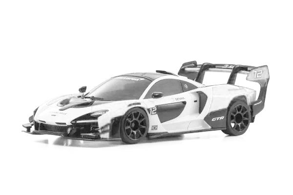Mini-Z 1-28 McLaren Senna GTR White Body set w-Wheels (unpainted