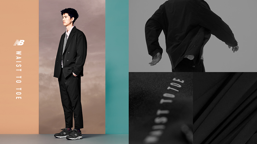 ニューバランスからパンツコレクション【WAIST TO TOE】にセットアップ