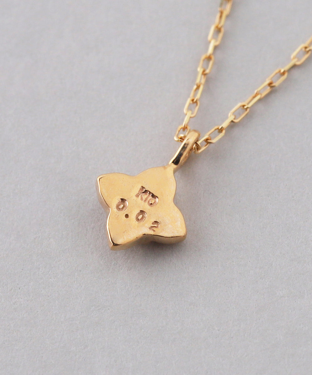 SIENAROSE】フラワーモチーフダイヤネックレス｜アネモネ・シエナロゼ