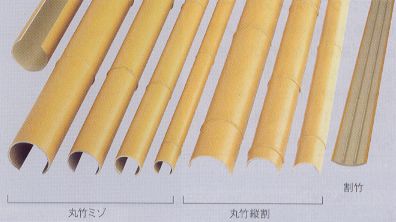 SKK 流しそうめん用 プラ竹（黄竹）」【SKK佐々木工業】