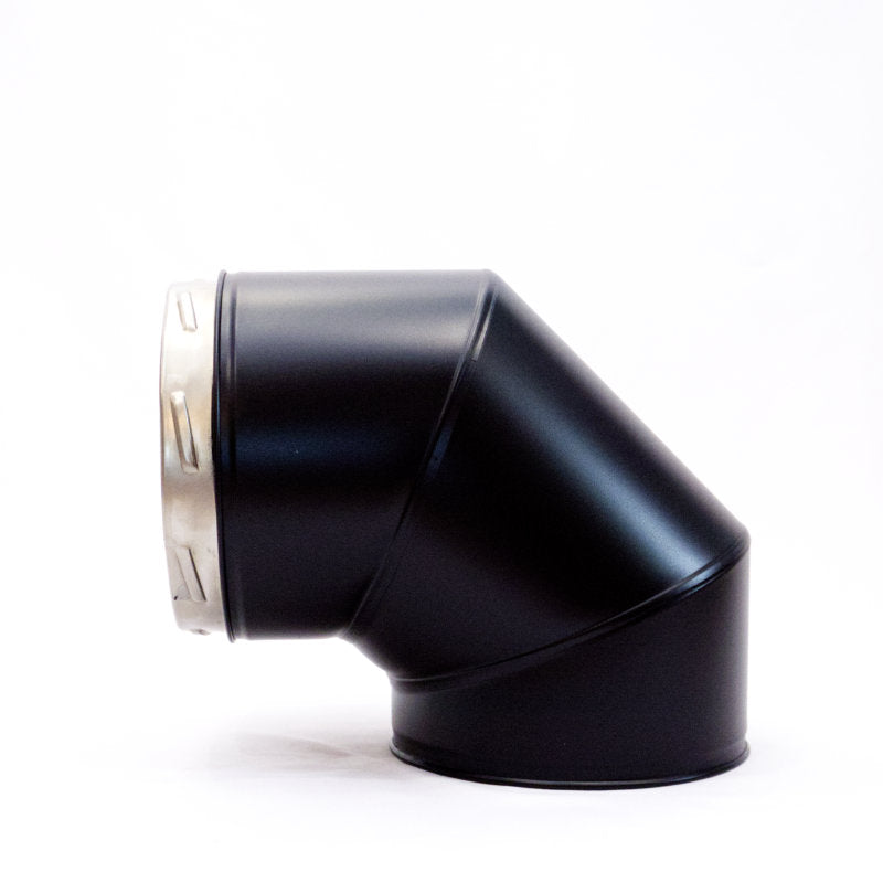 断熱二重煙突90°曲｜薪ストーブ煙突φ200｜SCANDiLINE