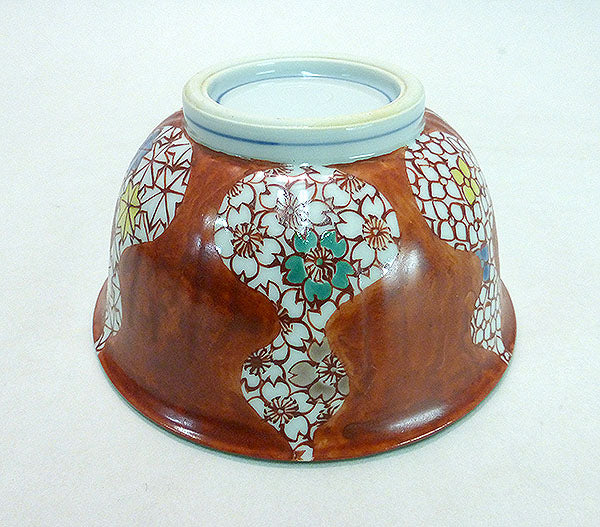 京焼・清水焼 加藤雲泉（雲泉窯） 赤地六瓢飯茶碗– SEIKADO