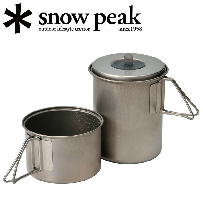 Snow Peak スノーピーク クッカー ソロセットチタン SCS-004TR