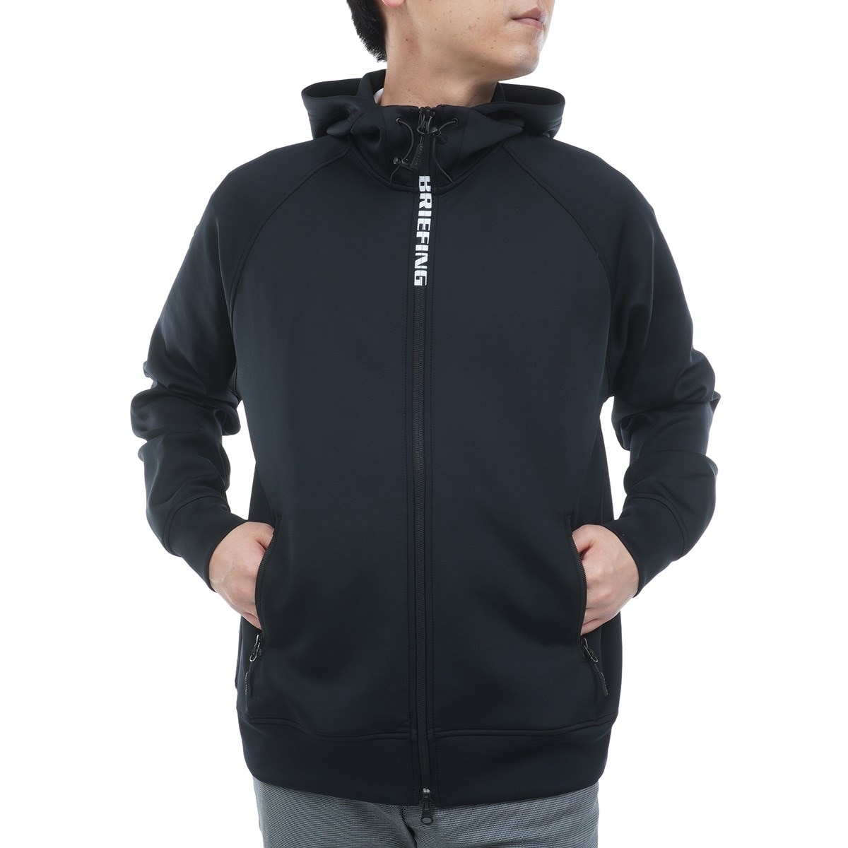 ストレッチ 3Dロゴ パーカー(中間着(セーター、トレーナー))|BRIEFING