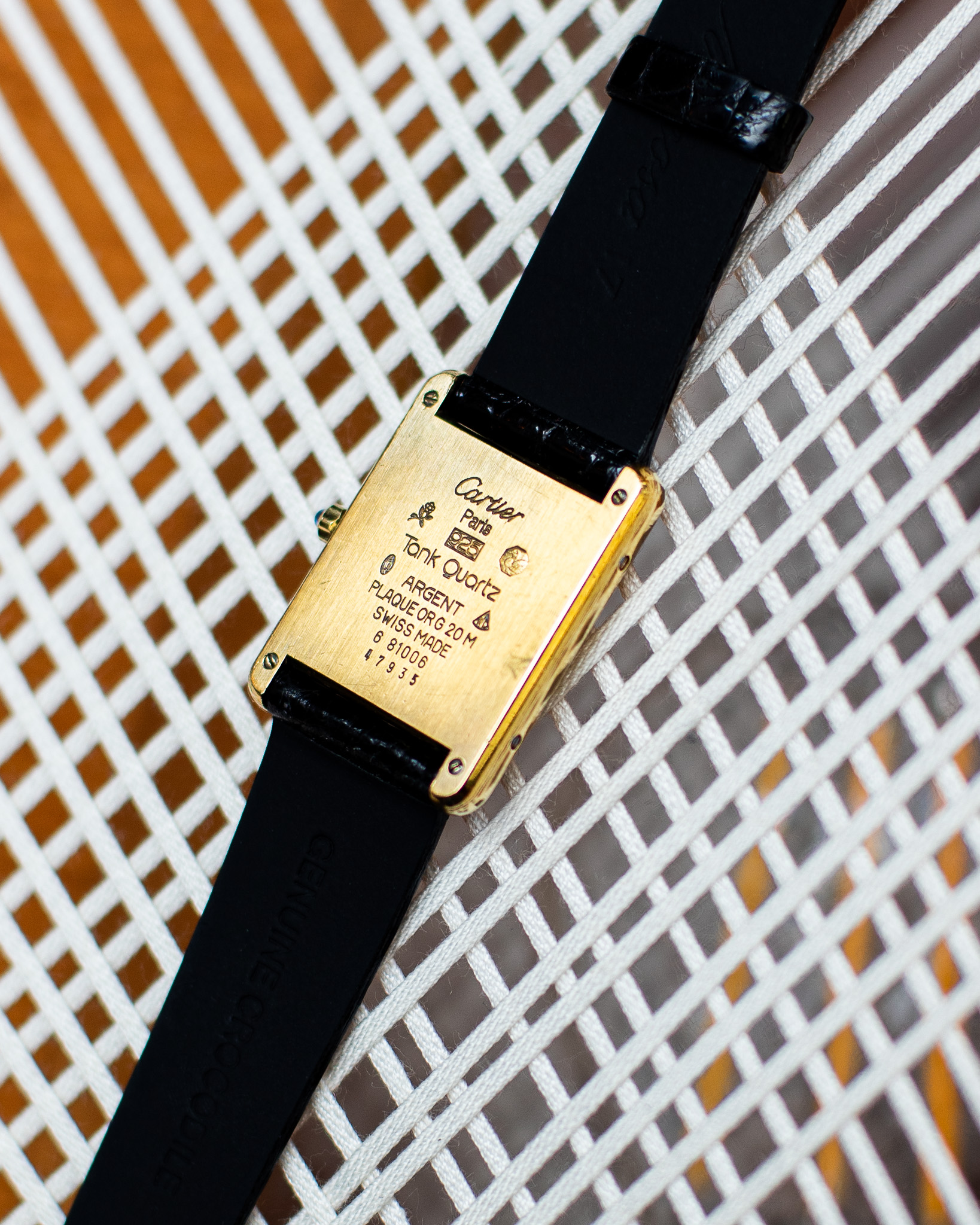 Cartier Ref.6 81006 must de Cartier Tank LM Ivory Roman