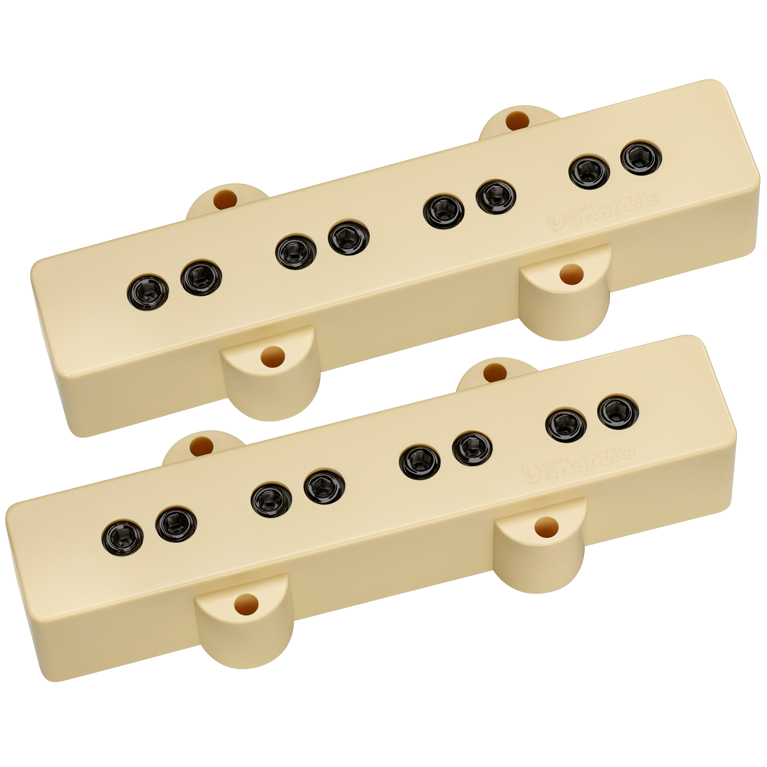 DiMarzio DP123 Model J Pair Jazz Bass Pickup Set DP123CR Cream