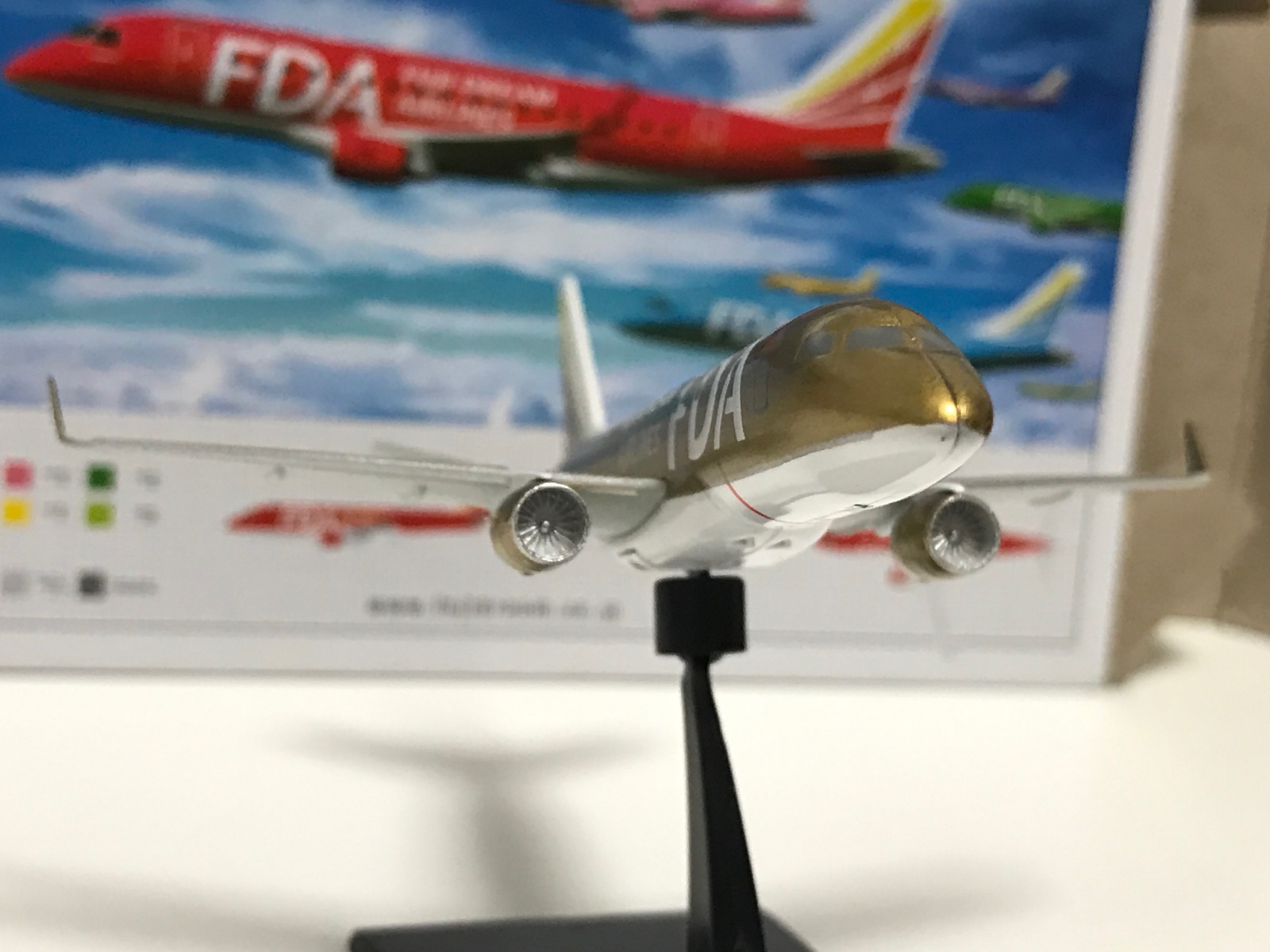 1/300 FDAフジドリームエアライン エンブラエル1号機〜10号機セット 1