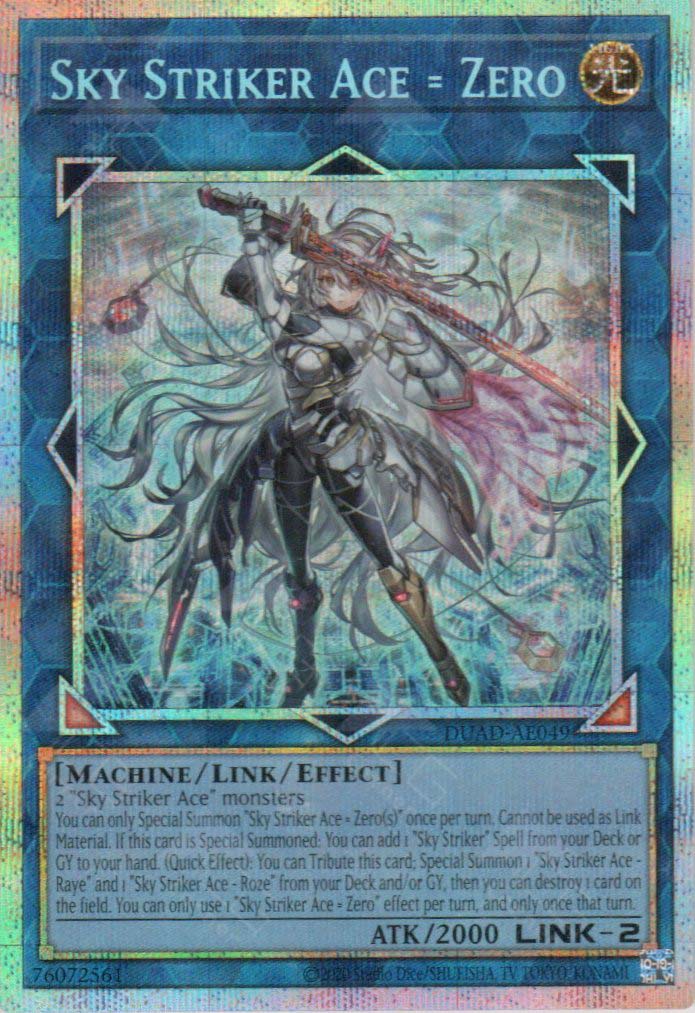 DUAD-AE049 Sky Striker Ace = Zero (PSER) – TCG Corner