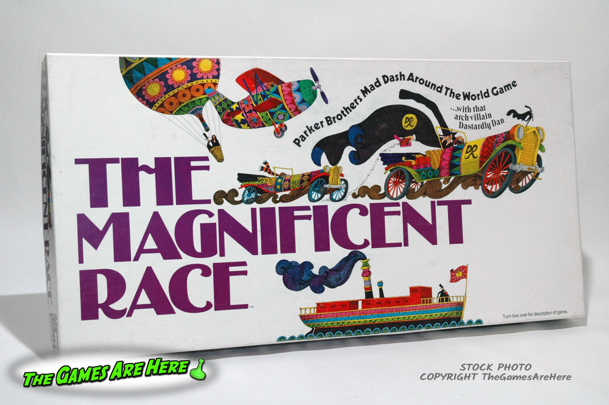 The Magnificent Race Game - Parker Brothers 1975 – The Games Are Here