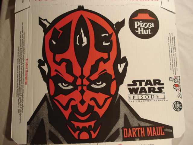 Big New Yorker Pizza Box, Darth Maul - Star Wars Collectors Archive