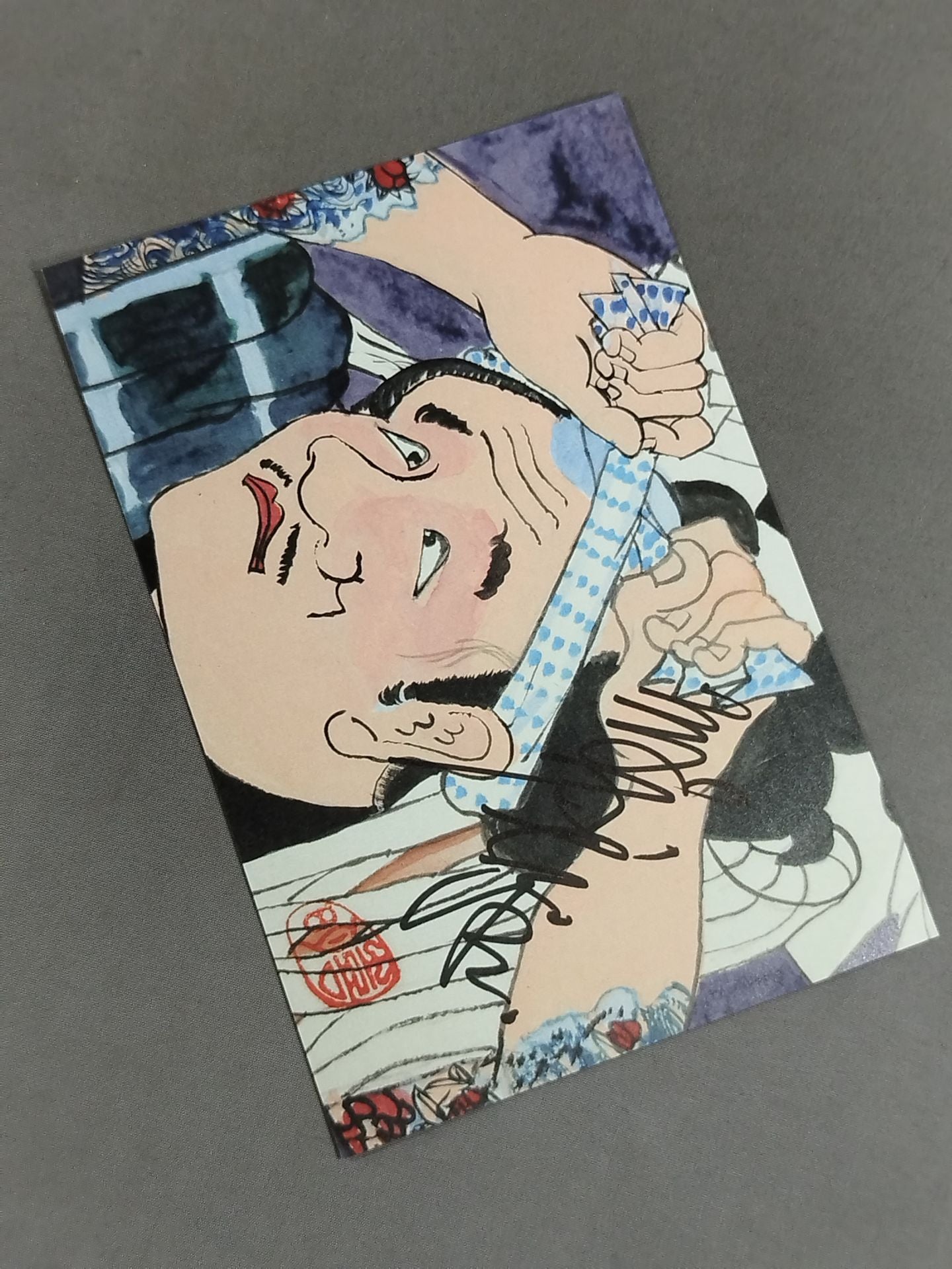 藤原喜明直筆サイン入り】藤原組ポストカード – 闘道館