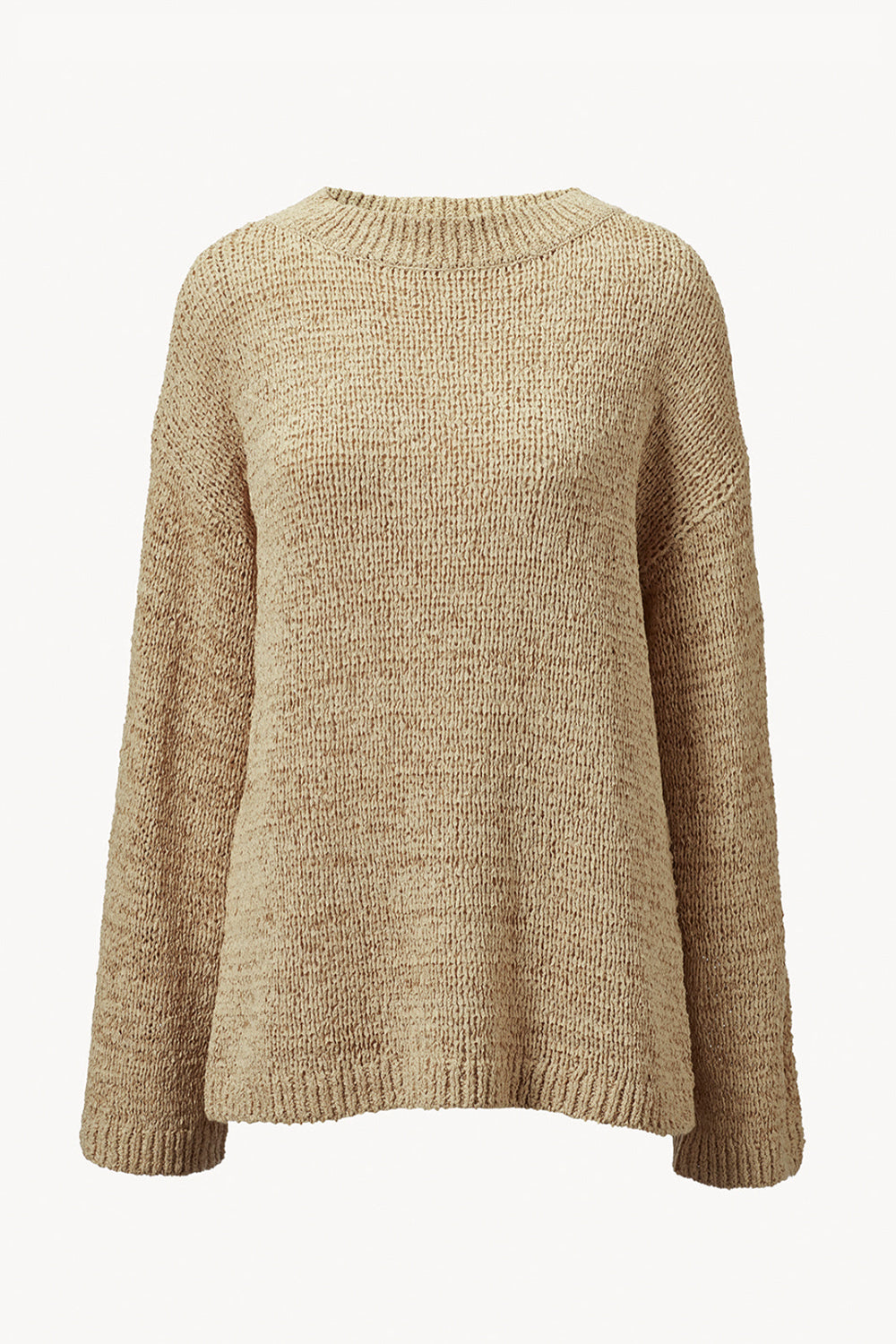 Juin Knitted Top Stone – TOVE Studio