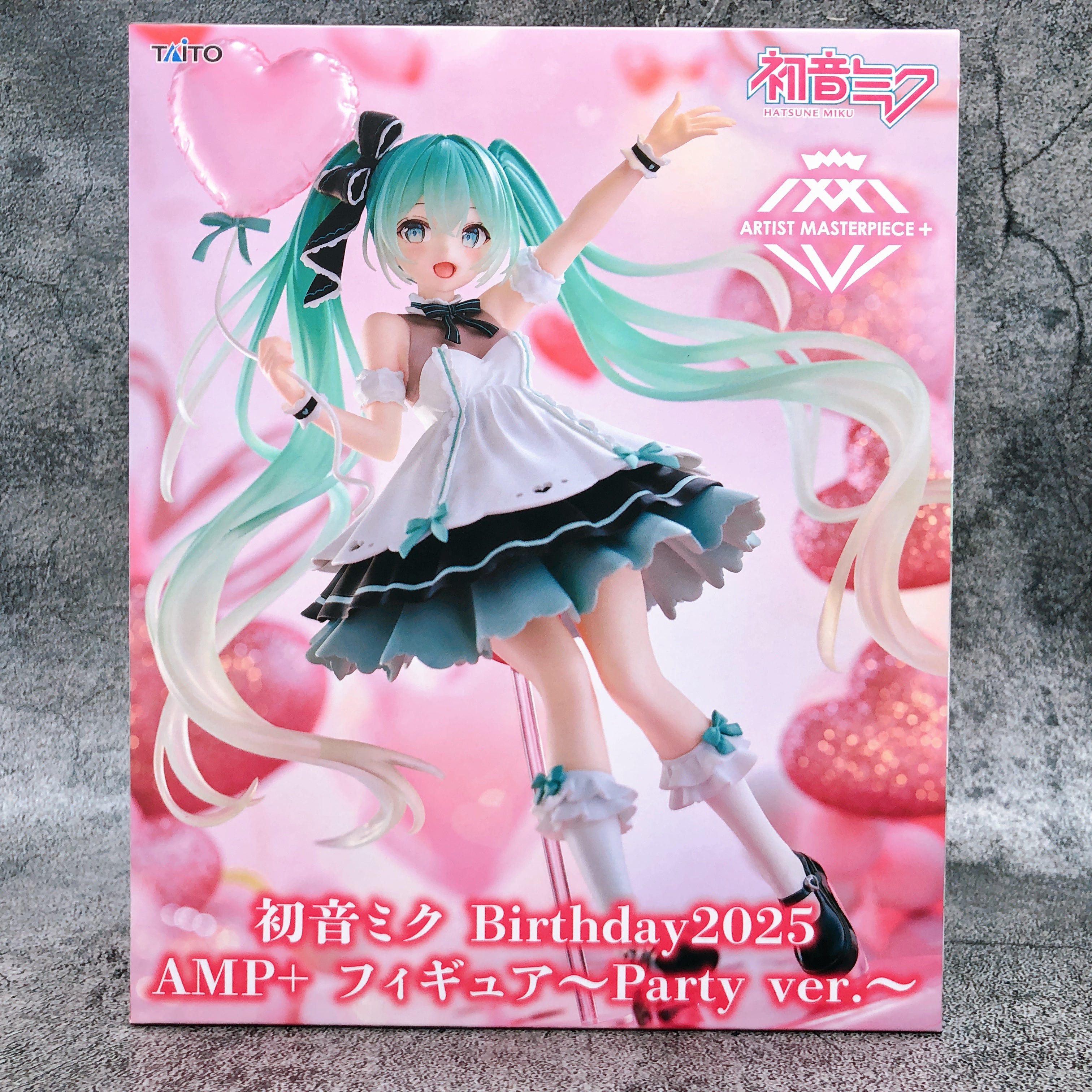 Hatsune Miku Birthday 2025 AMP+ Figure Party ver. Taito Japan Sealed N