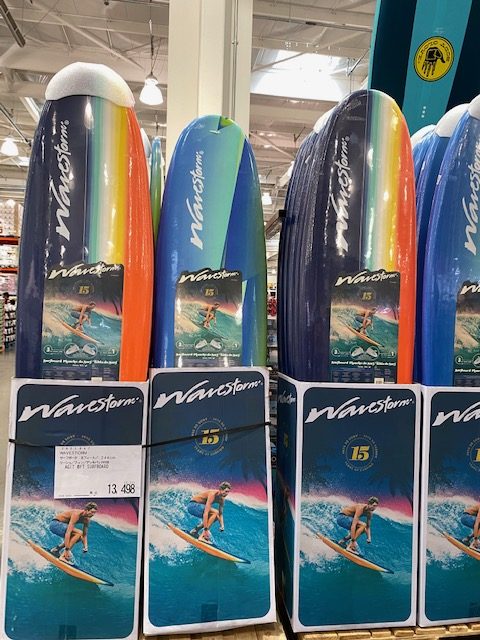 コストコの激安スポンジサーフボード【WAVE STORM】を買ってしまった