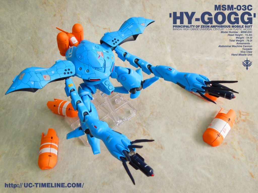 HGUC ハイゴッグ 完成報告。 – UC-TIMELINE. ガンプラ好きだけど難しい
